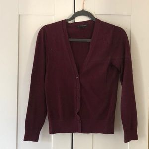 Maroon Cardigan